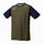 Yonex Sport-Tshirt Practice Colourblock 16745 (100% Polyester) 2025 olivebraun Jungen